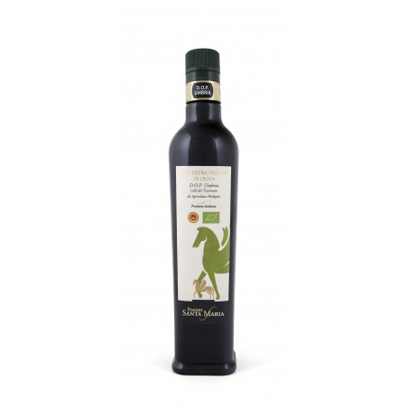 Bottiglia 0,50l olio extravergine di oliva BIO DOP UMBRIA 2022